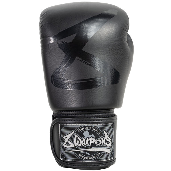 8 WEAPONS Boxing Gloves, BIG 8 Premium, black-black