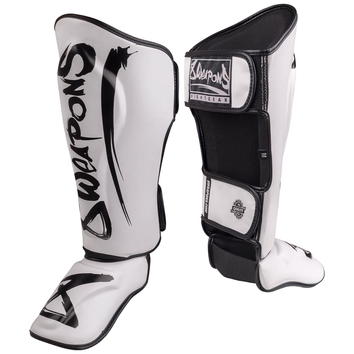 SHIN様用 8 WEAPONS Shin Guards, Unlimited 2.0, white-black – 8 WEAPONS