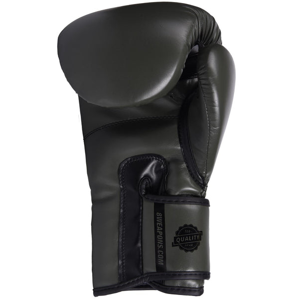 8 WEAPONS Boxing Gloves, Unlimited, olive-black