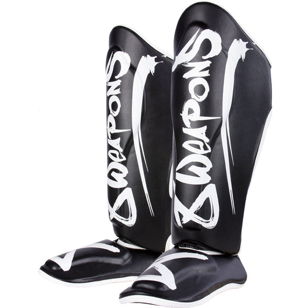 8 WEAPONS Shin Guards, Unlimited, black