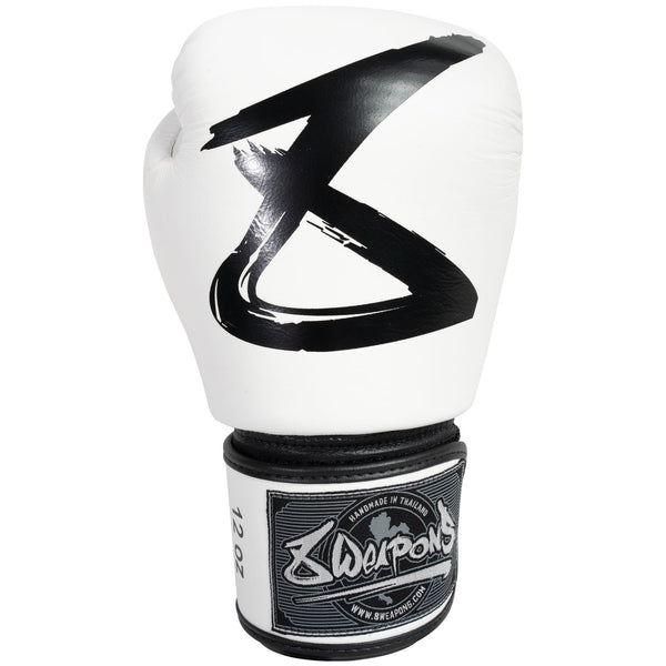 8 WEAPONS Boxing Gloves, BIG 8 Premium, white