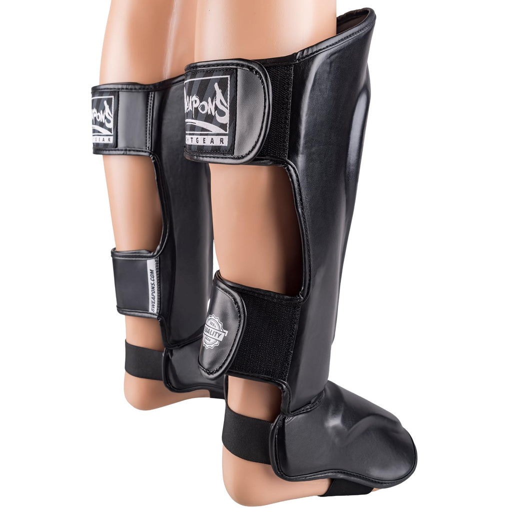 8 WEAPONS Shin Guard, Pure, black – 8 WEAPONS Fightgear Shop