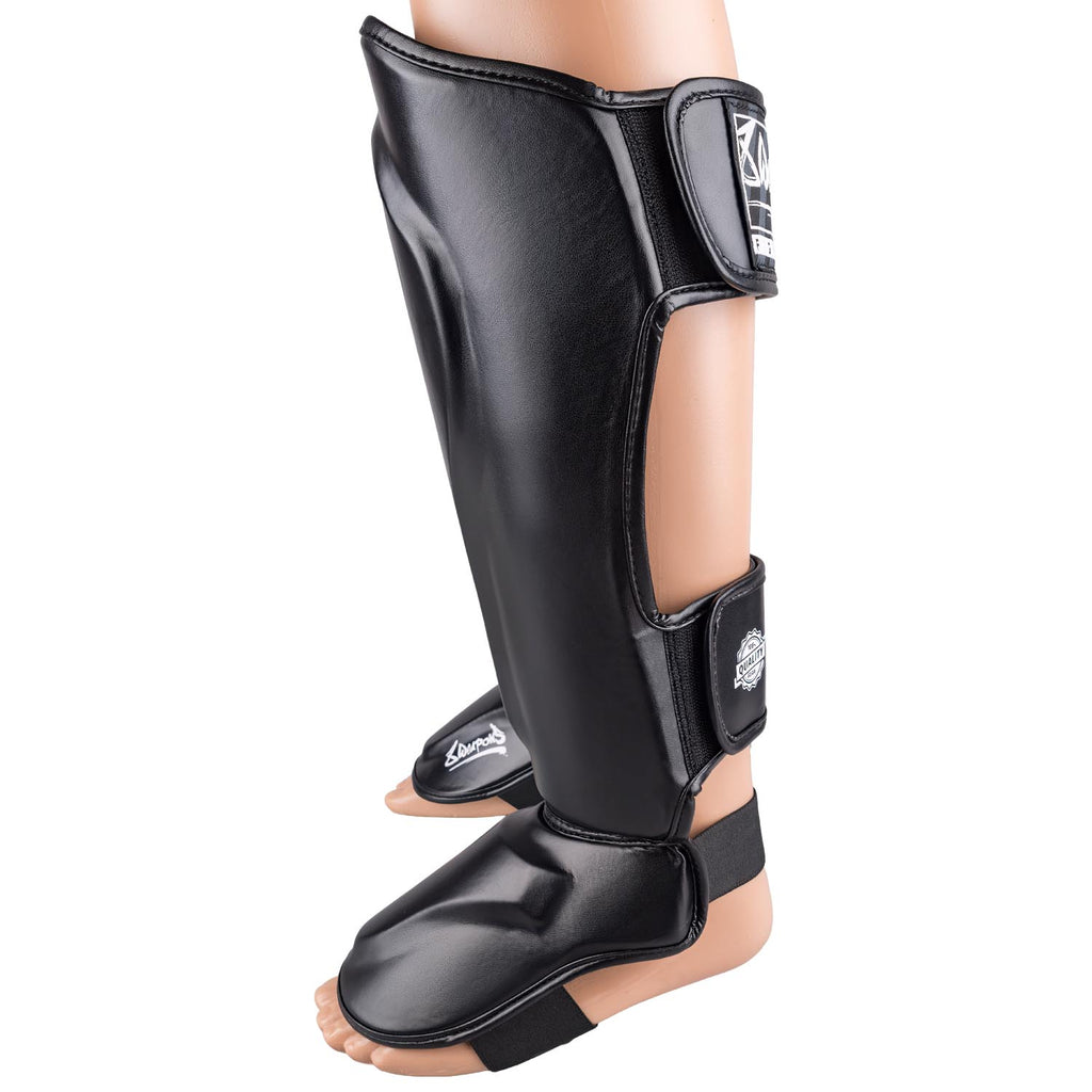 8 WEAPONS Shin Guard, Pure, black – 8 WEAPONS Fightgear Shop