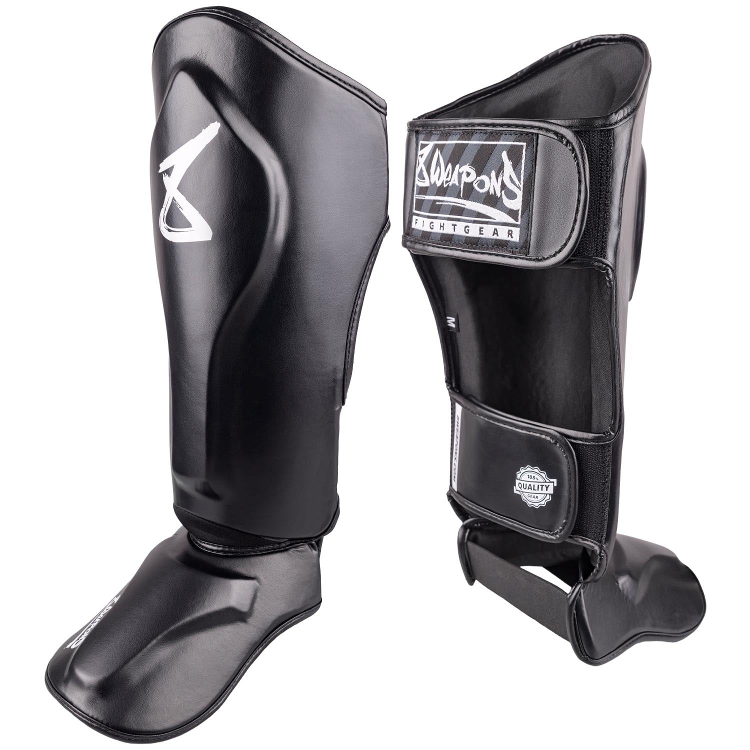 8 WEAPONS Shin Guard, Pure, black – 8 WEAPONS Fightgear Shop