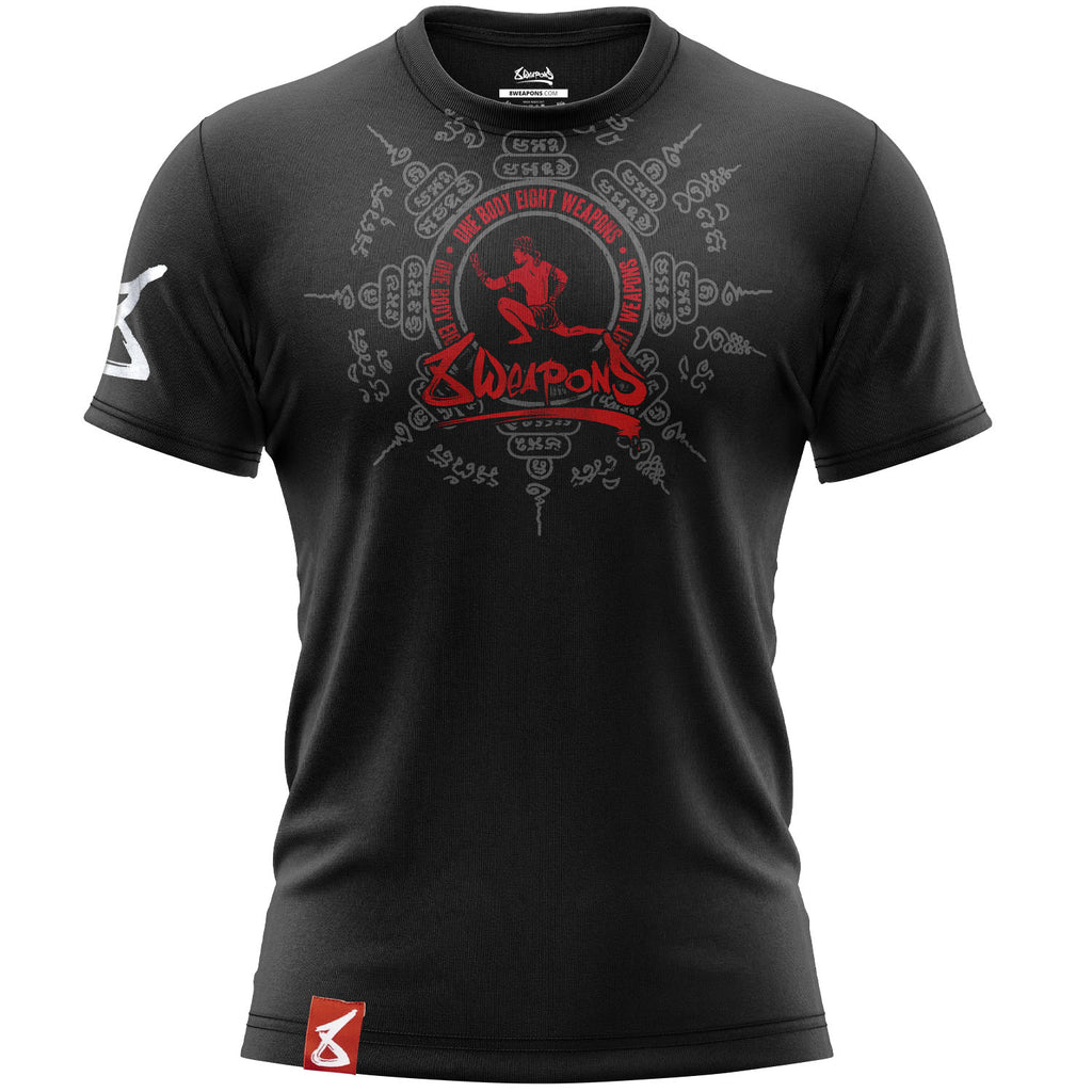 8 WEAPONS T-Shirt, Eight Ways Yant, black