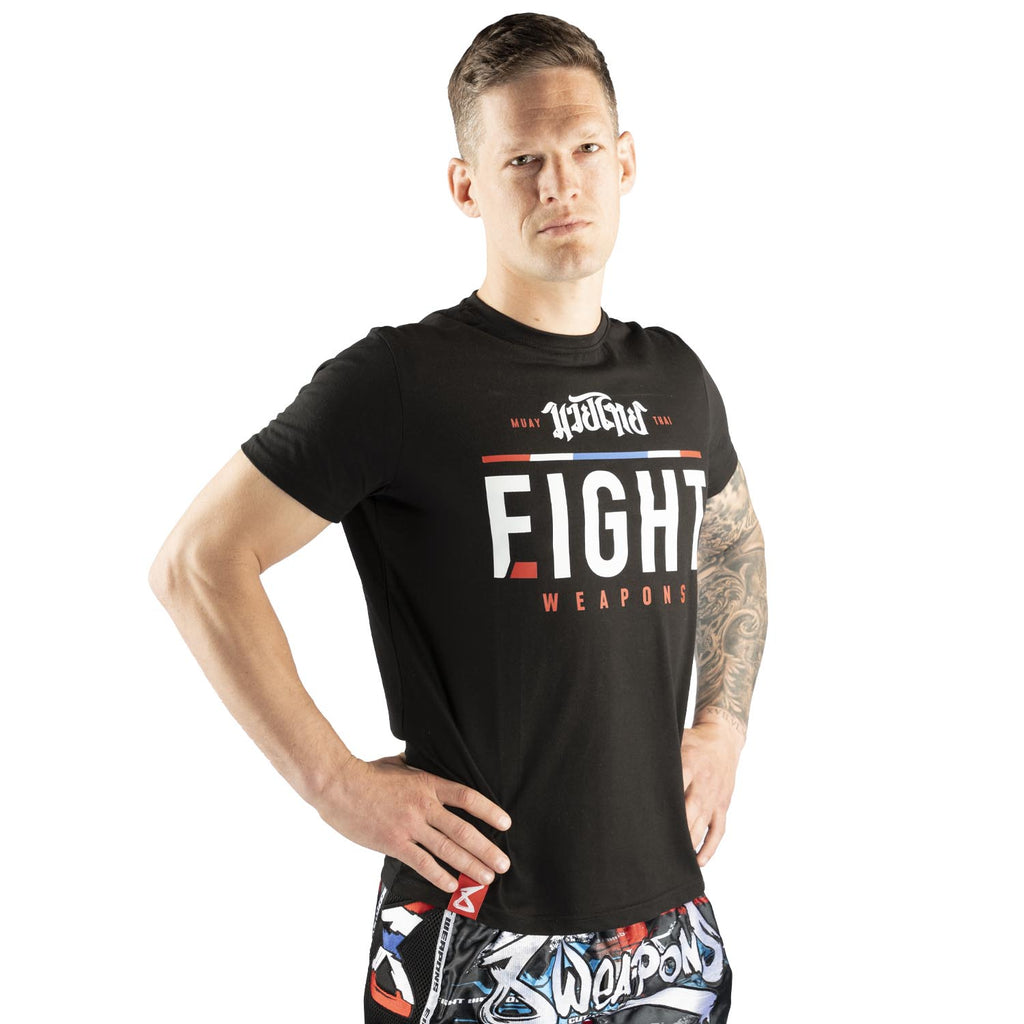 8 WEAPONS T-Shirt, The Fight, black – 8 WEAPONS Fightgear Shop