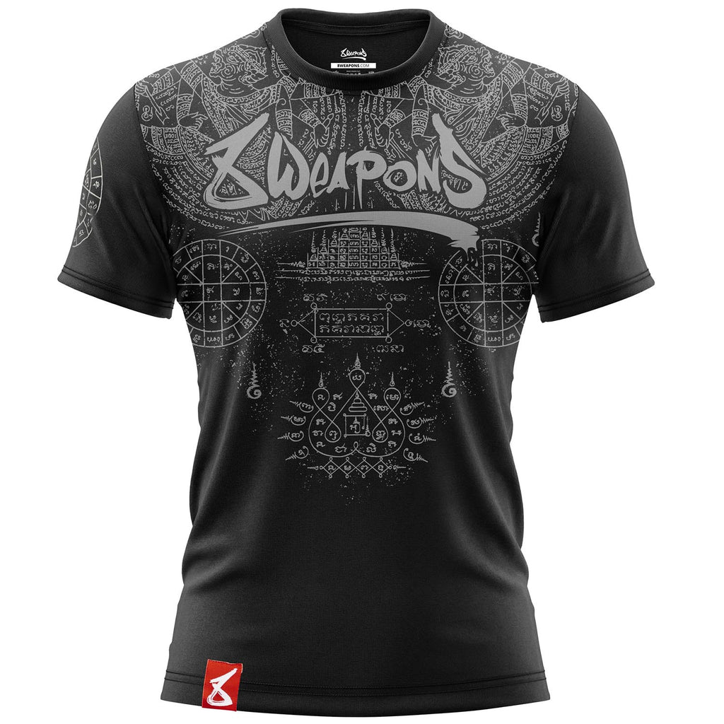 8 WEAPONS T-Shirt, Yantra, Black