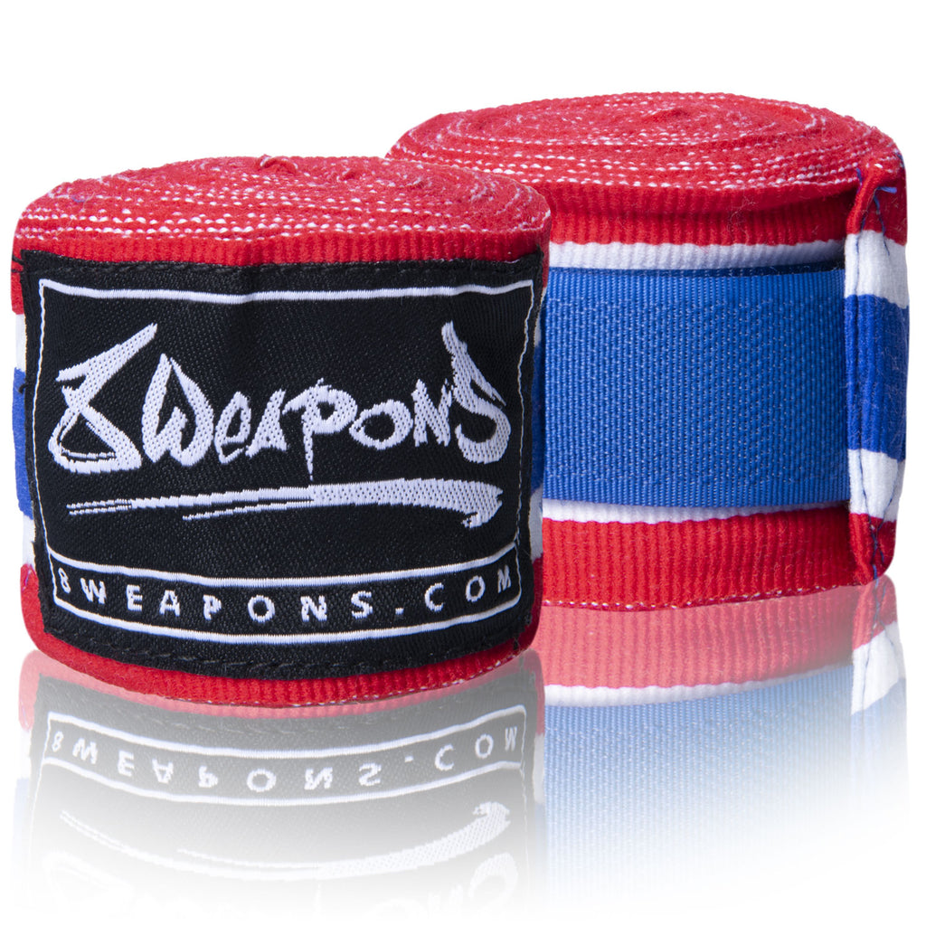 8 WEAPONS Hand Wraps, semi-elastic, 3.5 m, thai