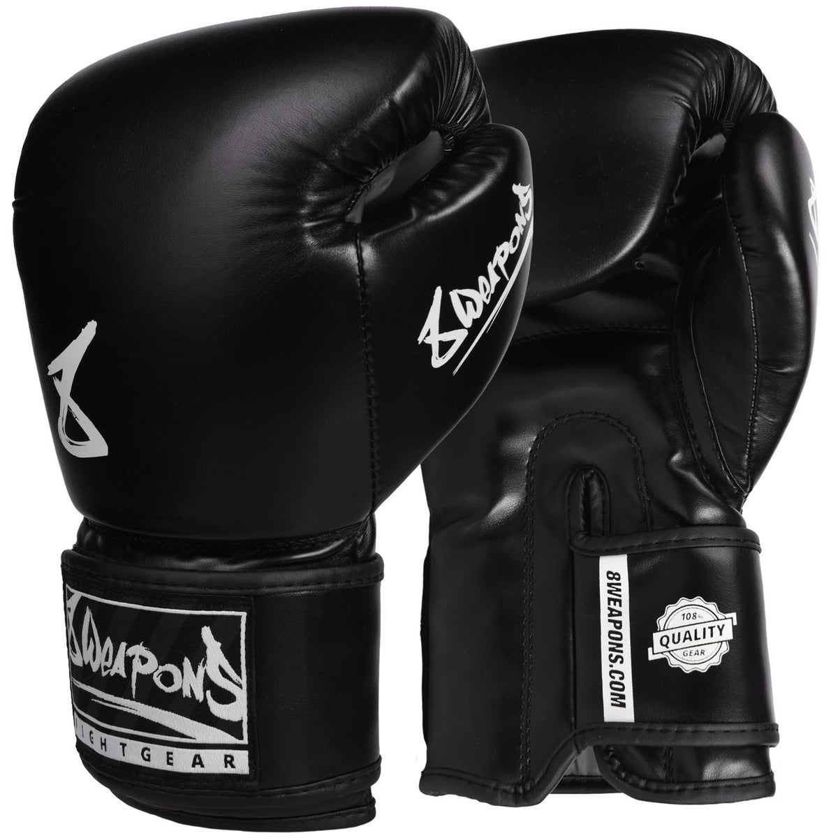 8 WEAPONS Boxing Gloves, Pure, black-white – 8 WEAPONS Fightgear Shop ...