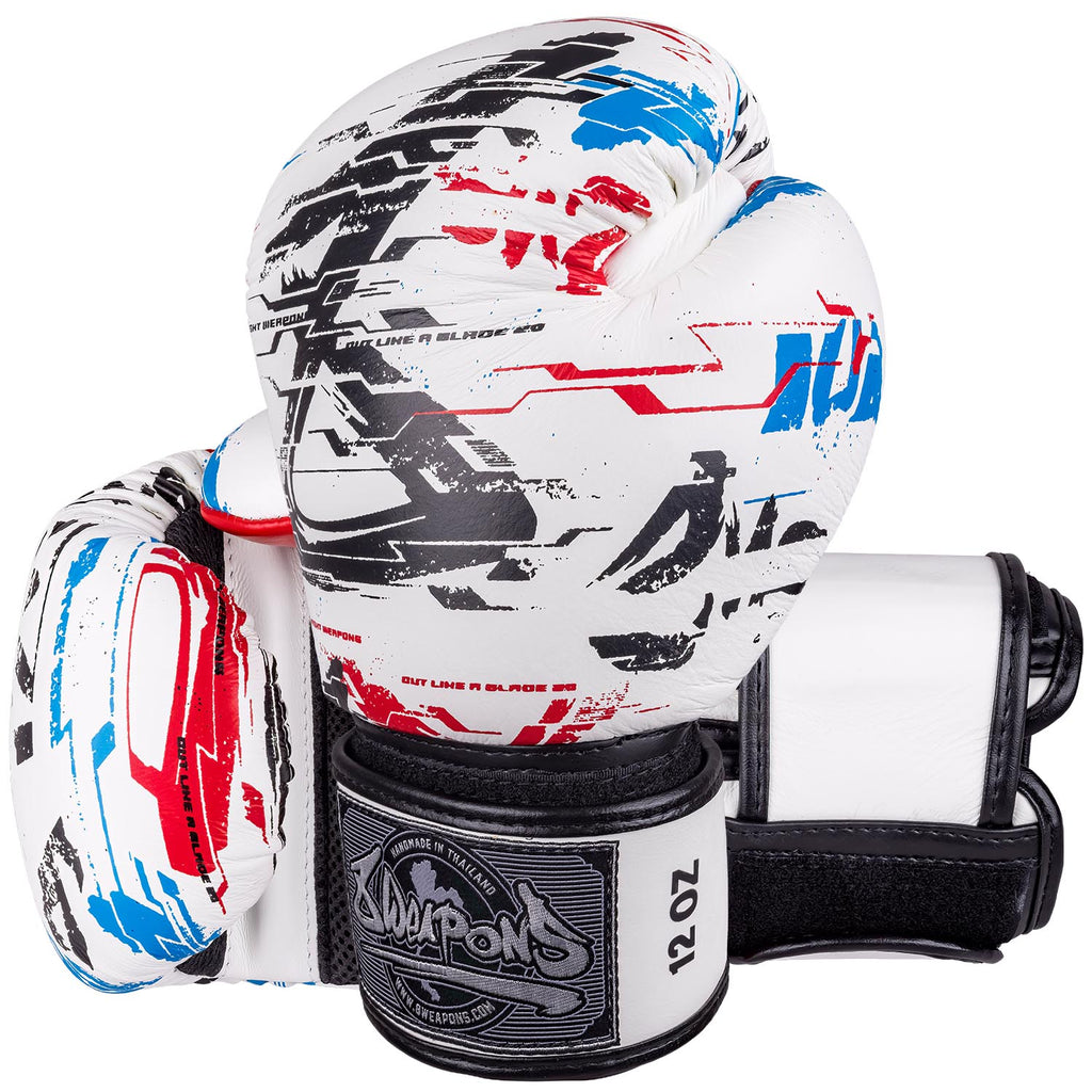 8 WEAPONS Boxing Gloves, Cut like a Blade 2.0, white