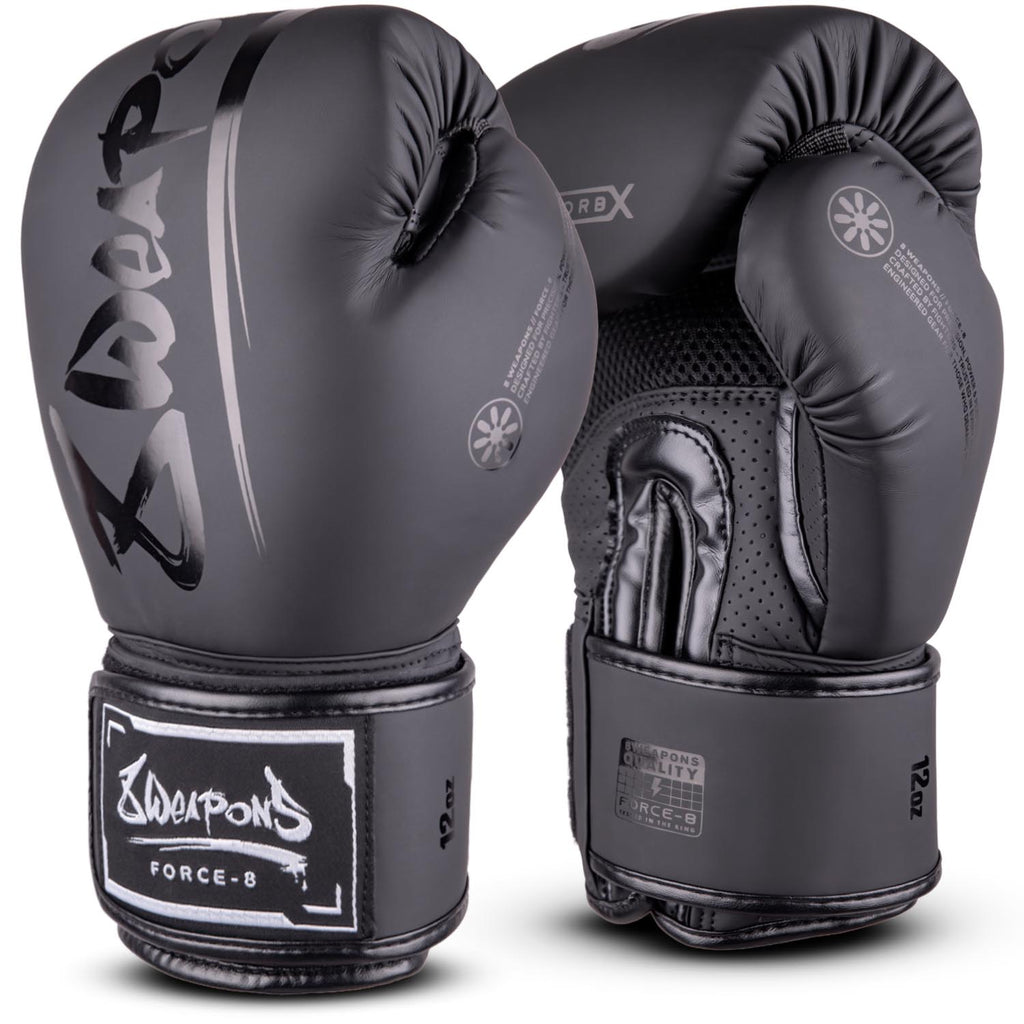8 WEAPONS Boxing Gloves, Force 8, black-black – 8 WEAPONS Fightgear ...