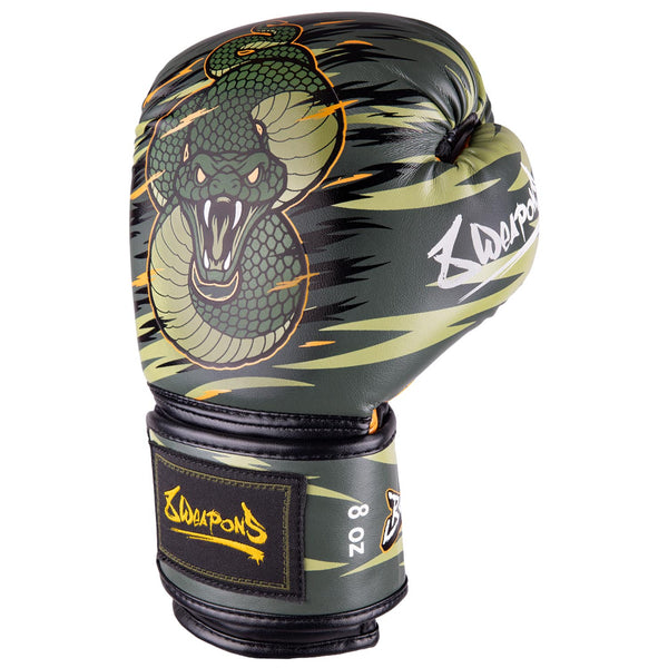 8 WEAPONS Boxing Gloves, Kids, Beastial Viper, khaki
