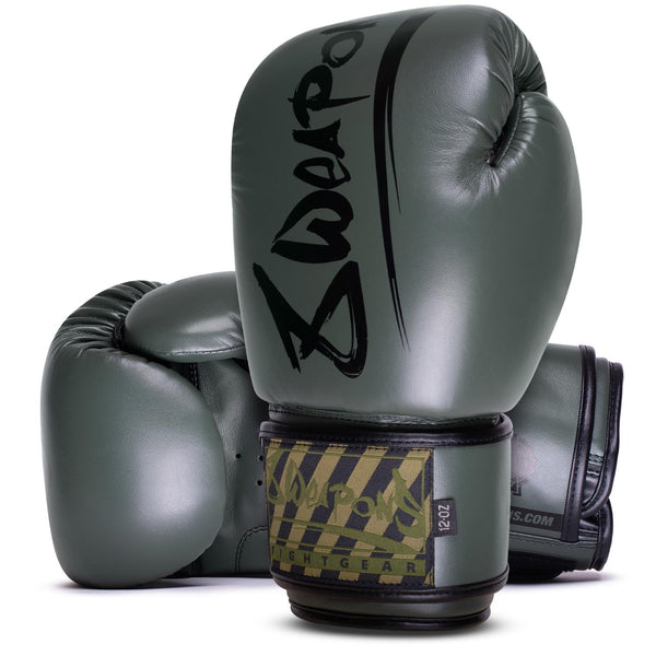 8 WEAPONS Boxing Gloves, Unlimited 2.0, olive-black