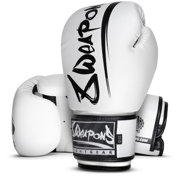 8 WEAPONS Boxing Gloves, Unlimited 2.0, white-black