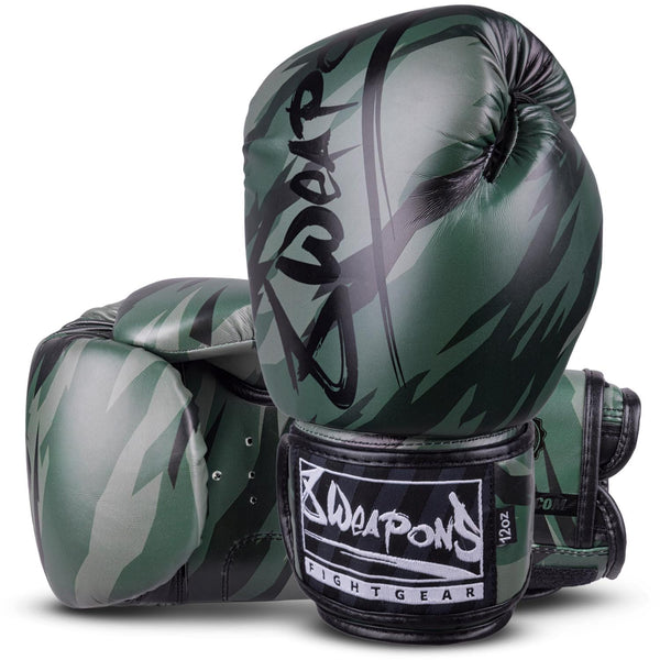 8 WEAPONS Boxing Gloves, Unlimited 2.0, woodland camo