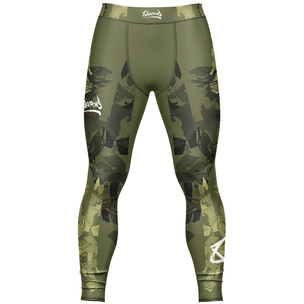 8 WEAPONS Compression Pants, Hit 2.0, olive-black