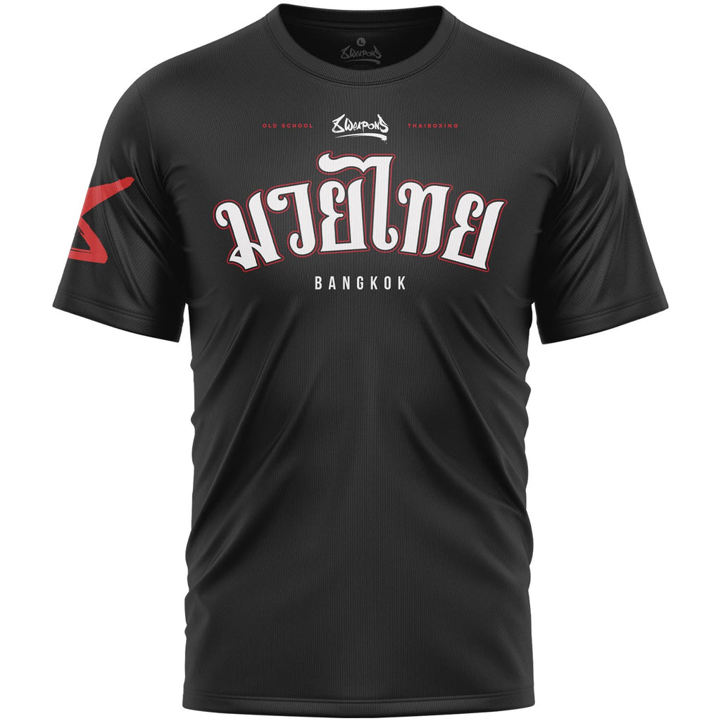 8 WEAPONS Functional T-Shirt, Bangkok, black-white