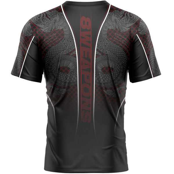 8 WEAPONS Functional T-Shirt, Naga Yant, black-red