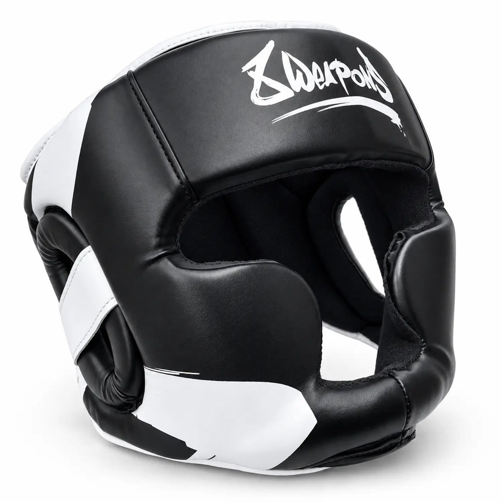 8 WEAPONS Head Guard, Unlimited 2.0, black-white