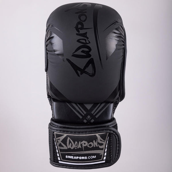 8 WEAPONS MMA Sparring Gloves, Shift, black-black