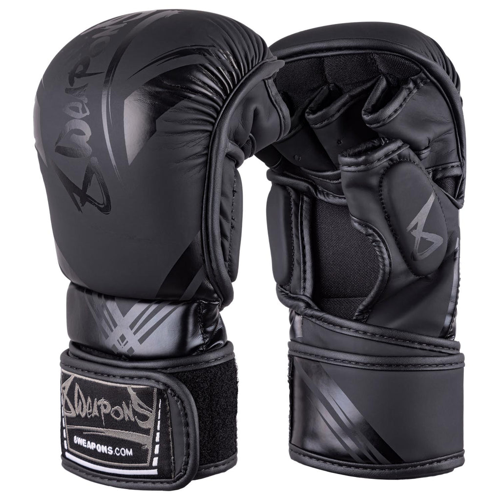8 WEAPONS MMA Sparring Gloves, Shift, black-black