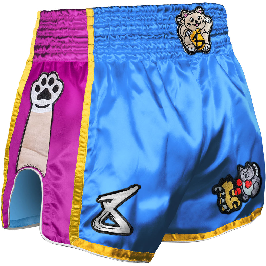 Cat Karate Print Muay Thai Boxing Shorts main image 1