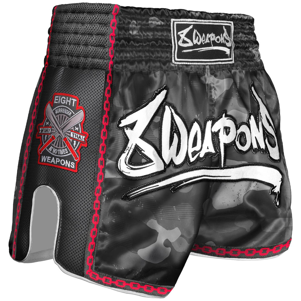 8 WEAPONS Muay Thai Shorts, Urban Camo 2.0