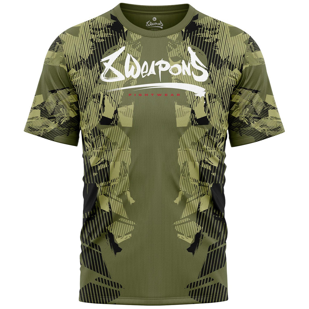 8 WEAPONS Functional T-Shirt, Hit 2.0, olive-black