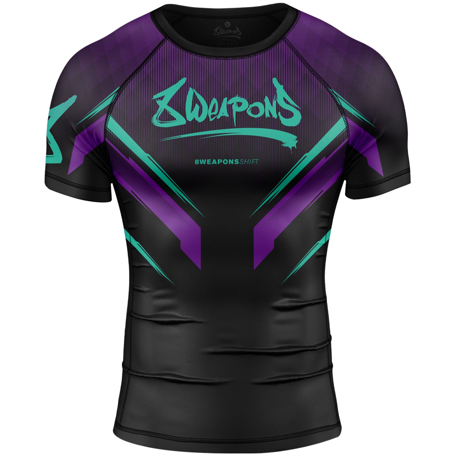 8 WEAPONS Rashguard, S/S, Shift, cyber – 8 WEAPONS Fightgear
