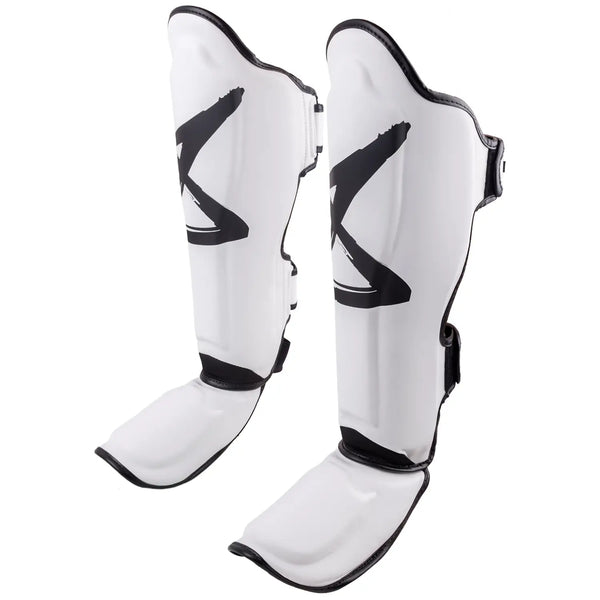 8 WEAPONS Shin Guards, BIG 8 Premium, white