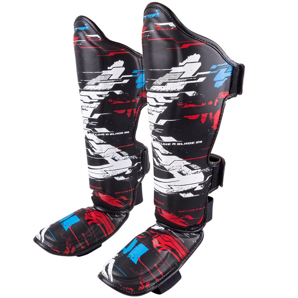 8 WEAPONS Shin Guards, Cut like a Blade 2.0, black