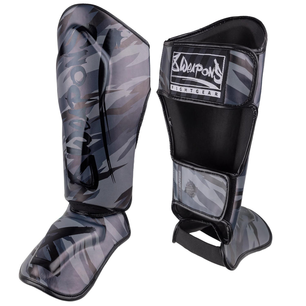 8 WEAPONS Shin Guards, Unlimited 2.0, urban camo