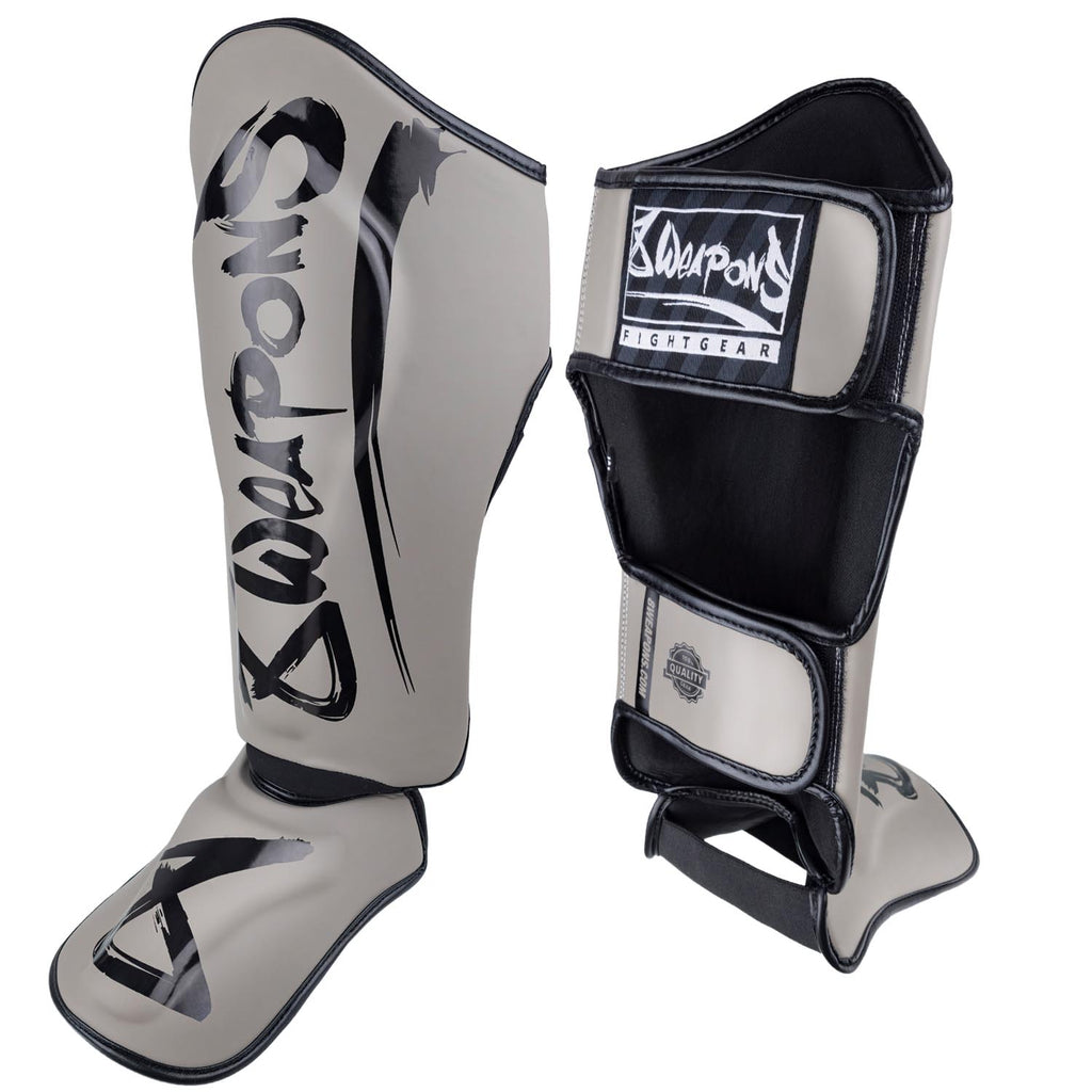 8 WEAPONS Shin Guards, Unlimited 2.0, sand-black