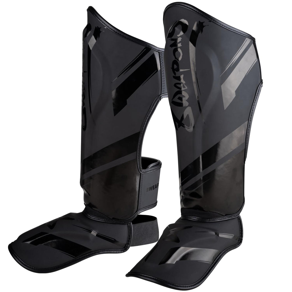 8 WEAPONS Shin Guards, Shift, black-black – 8 WEAPONS Fightgear
