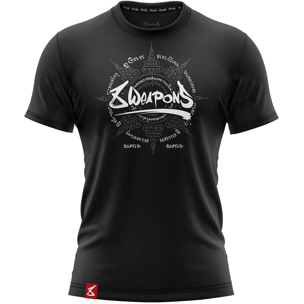 8 WEAPONS T-Shirt, 8 Ways Yant 2.0, black-black