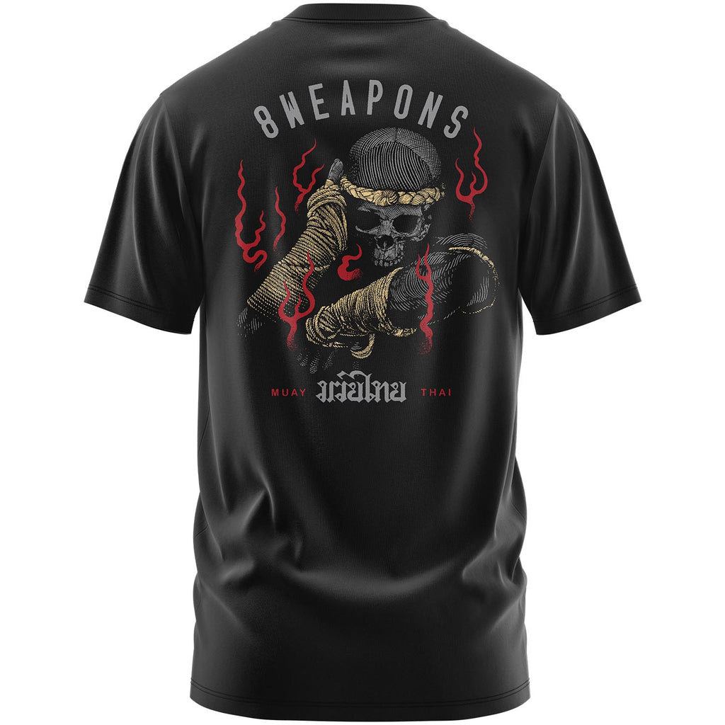 8 WEAPONS T-Shirt, Boran Skull, black