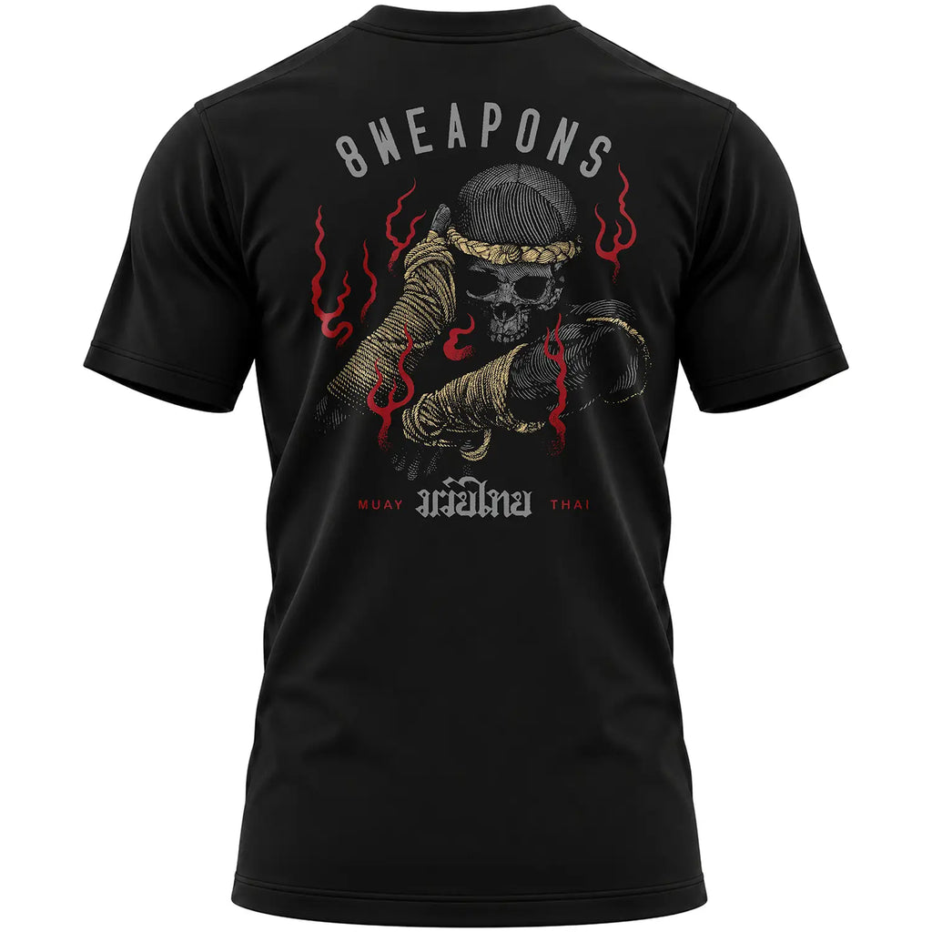8 WEAPONS T-Shirt, Boran Skull, black