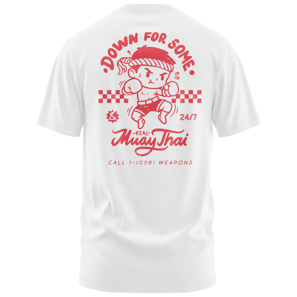 8 WEAPONS T-Shirt, Hotline, white