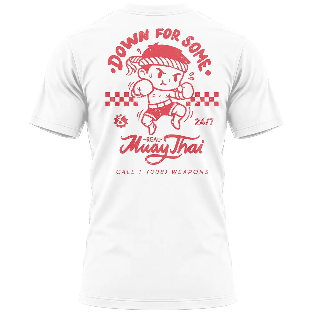 8 WEAPONS T-Shirt, Hotline, white