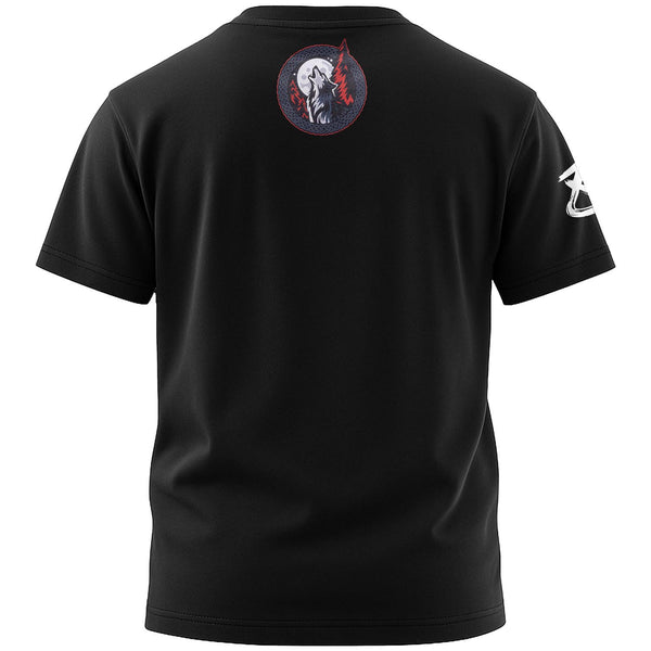 8 WEAPONS T-Shirt, Kids, Bestial Wolf, black-red