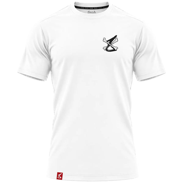 8 WEAPONS T-Shirt, Skeleton, white