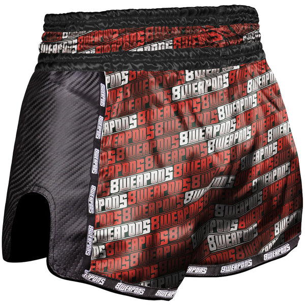 8 WEAPONS Shorts, Carbon, Matchmaker, red