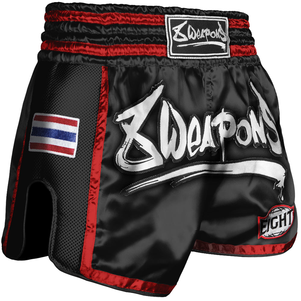 8 WEAPONS Shorts, Super Mesh, black-red
