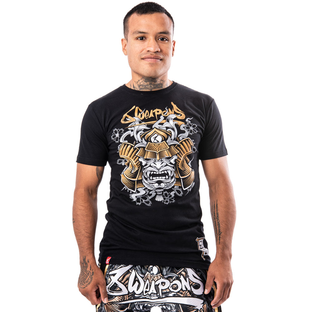 8 WEAPONS Muay Thai T-Shirt, Samurai, black