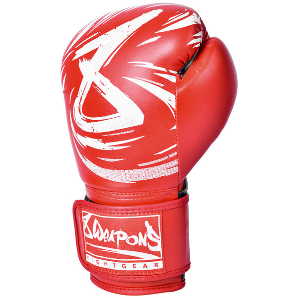 8 WEAPONS Boxing Gloves, Strike, red-white