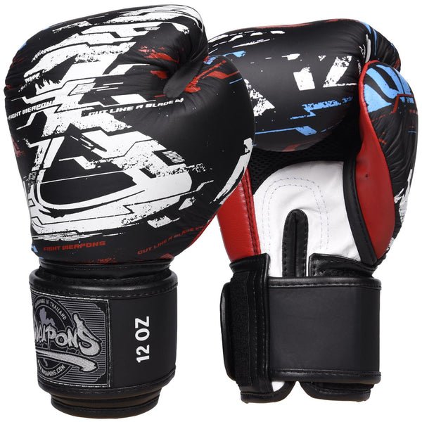8 WEAPONS Boxing Gloves, Cut Like A Blade 2.0, black