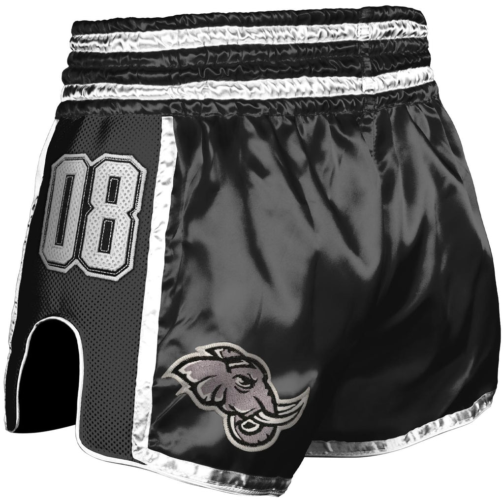 Muay Thai Shorts : KNS-133-Black