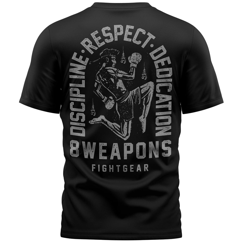 8 WEAPONS T-Shirt, Tombstone, Black